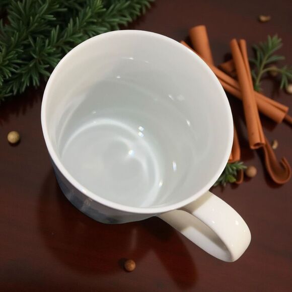 NIB Vintage Avon Twelve Days of Christmas Coffee Mugs & Dessert Plates 14K Rims - Picture 3 of 6